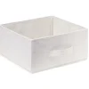 Gifi Rangement|Panière Box Cube 15x29x31cm blanc