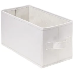 Gifi Rangement|Panière Box Cube 15x31x15cm blanc