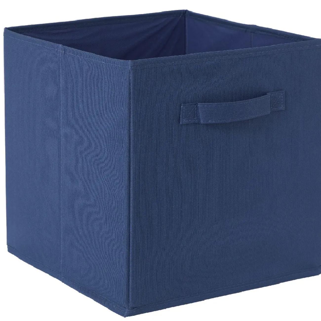 Gifi Rangement|Panière Box Cube 31x31x31cm bleu marine