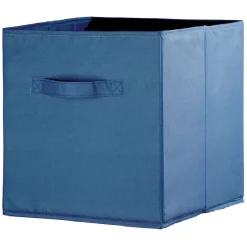 Gifi Rangement|Panière Box Cube 31x29x31cm bleu