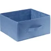 Gifi Rangement|Panière Box Cube 31x29x15cm bleu
