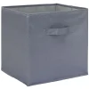 Gifi Rangement|Panière Box Cube 31x29x31cm gris