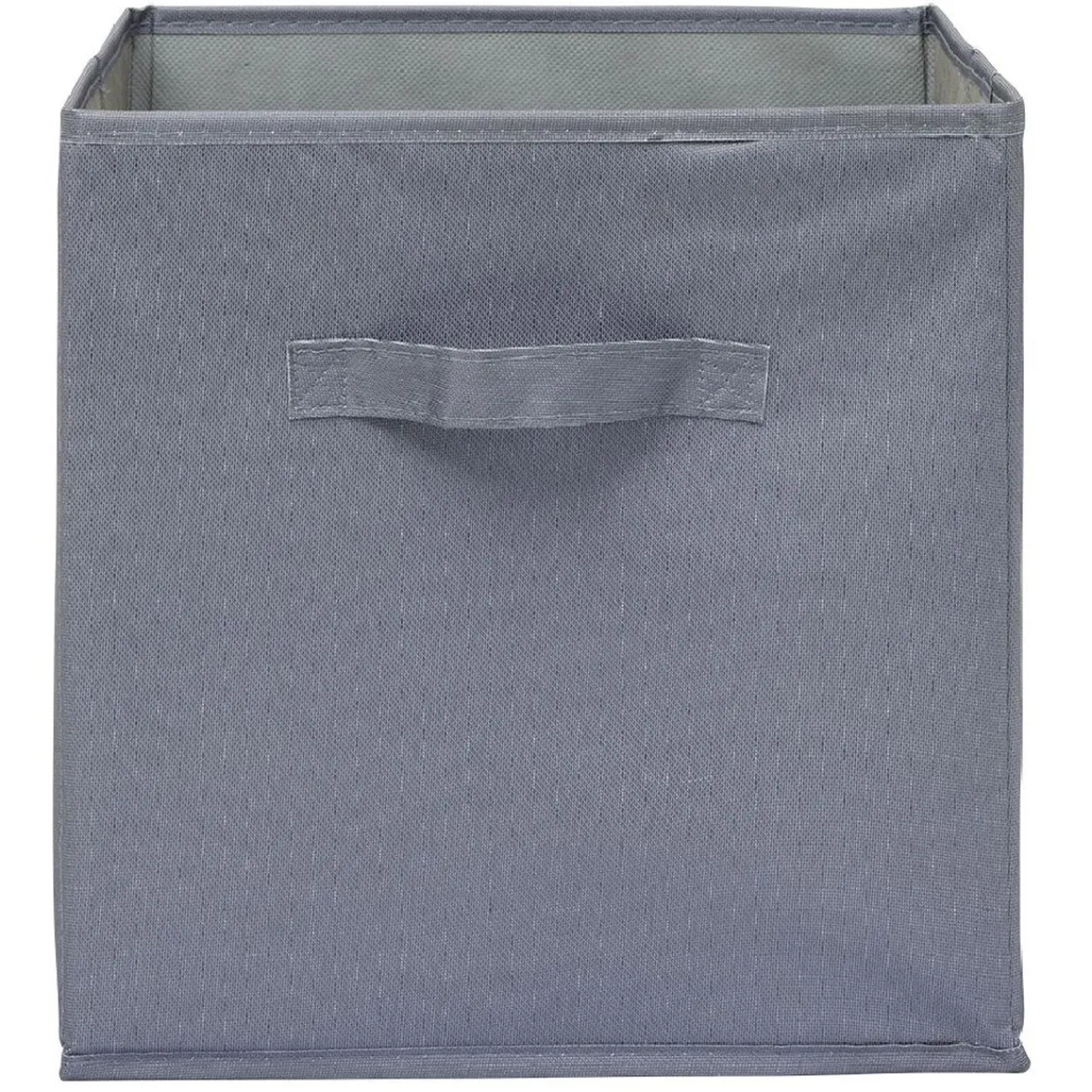Gifi Rangement|Panière Box Cube 31x29x31cm gris