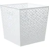 Gifi Rangement|Panière Box Cube 30x30x30cm métal perforé - 3 coloris