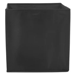 Gifi Rangement|Panière Box Cube 31x31x31cm noir
