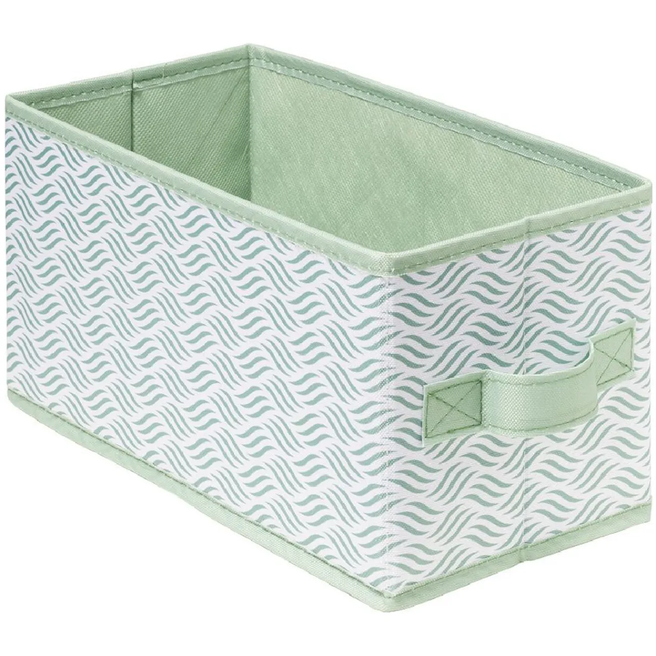 Gifi Rangement|Panière Box Cube 15x29x15cm vert