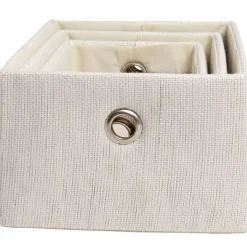 Gifi Rangement|Panière déco encastrable blanche X3