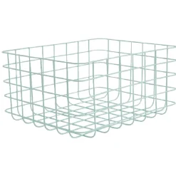 Gifi Rangement|Panière déco verte