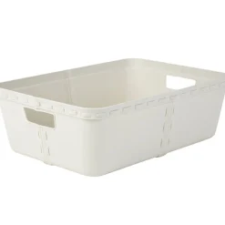 Gifi Rangement|Panière de rangement 5 L blanche