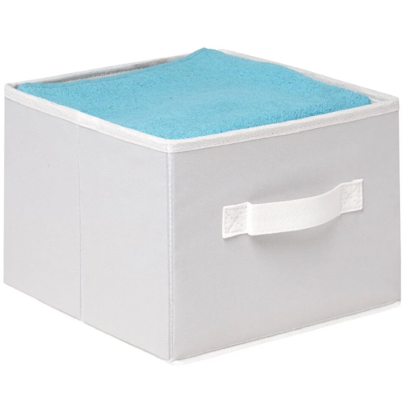 Gifi Rangement|Panière de rangement blanche