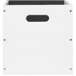 Gifi Rangement|Panière de rangement en pin finition ardoise