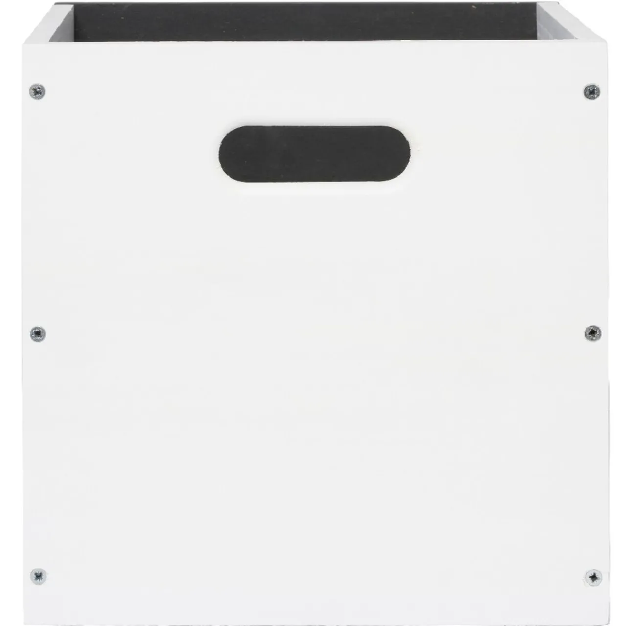 Gifi Rangement|Panière de rangement en pin finition ardoise