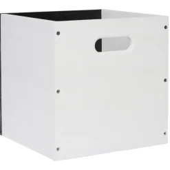 Gifi Rangement|Panière de rangement en pin finition ardoise