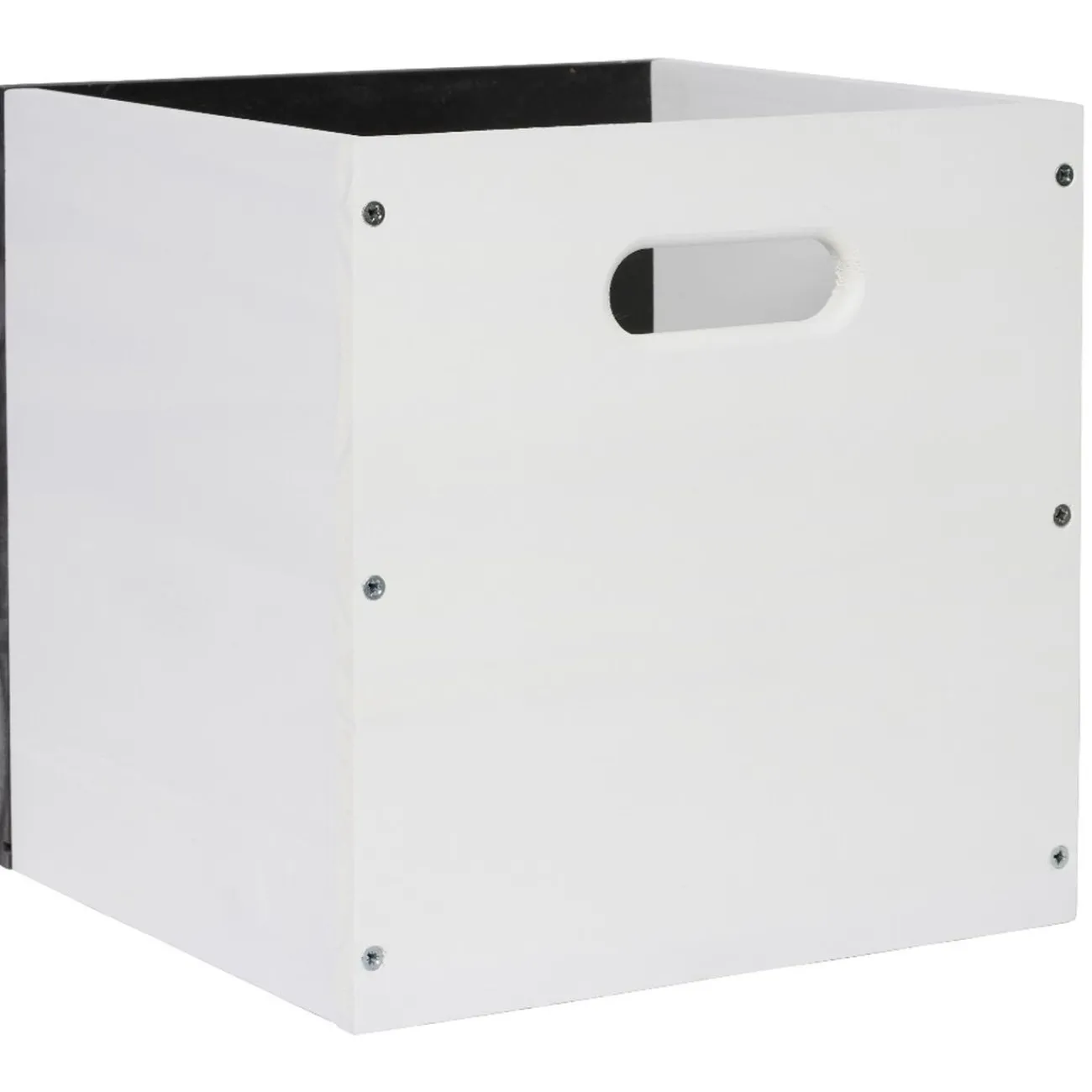 Gifi Rangement|Panière de rangement en pin finition ardoise