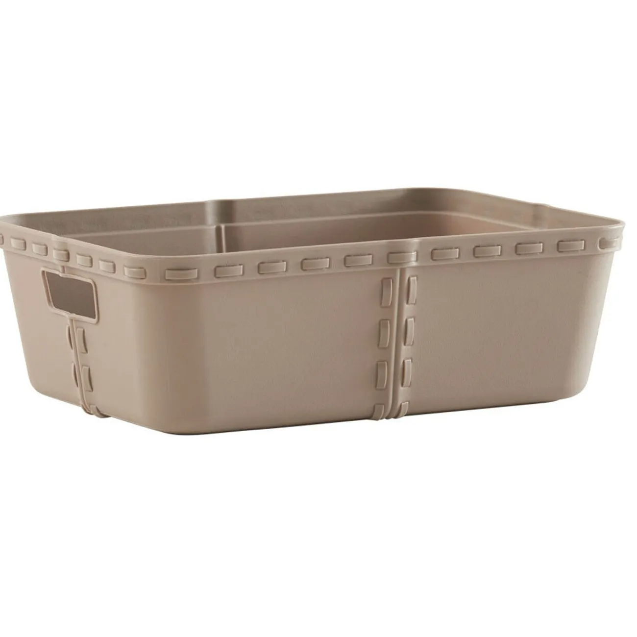 Gifi Rangement|Panière de rangement grise 5 L