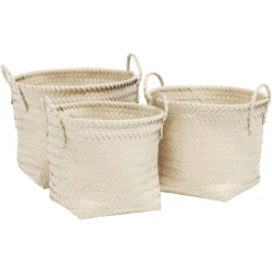 Gifi Rangement|Panière de rangement Kaiwi Ø32xH28 cm