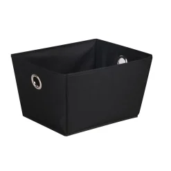 Gifi Rangement|Panière de rangement noir H19,5 cm