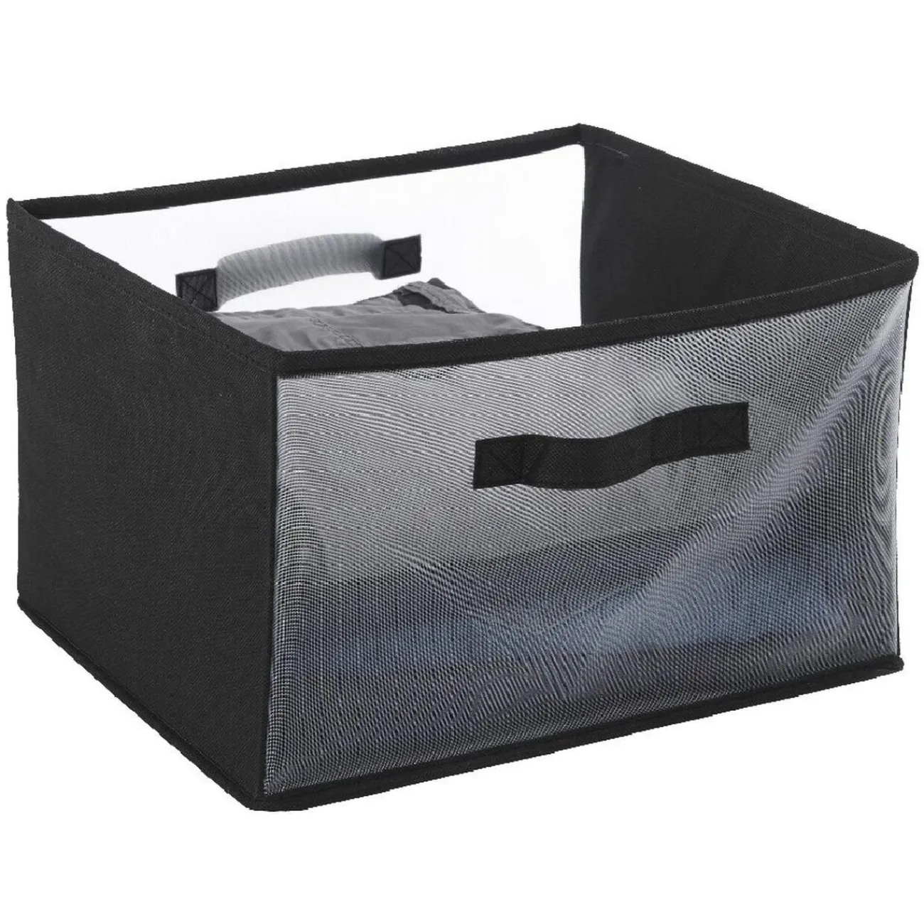 Gifi Rangement|Panière de rangement noire