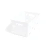 Gifi Rangement|Panière de rangement plastique blanc 26x14xH18cm - modèle moyen