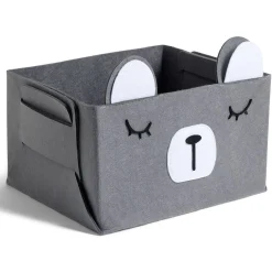 Gifi Rangement|Panière de rangement pour enfant motif animal feutrine 4 modèles