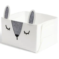 Gifi Rangement|Panière de rangement pour enfant motif animal feutrine 4 modèles