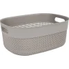 Gifi Entretien Du Linge|Panière de rangement taupe 12 L