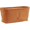 Gifi Rangement|Panière de rangement velours Marron - 15x31xH15 cm