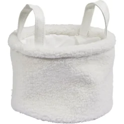 Gifi Rangement|Panière douceur blanc