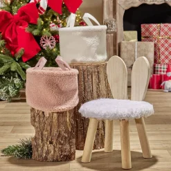 Gifi Rangement|Panière douceur blanc