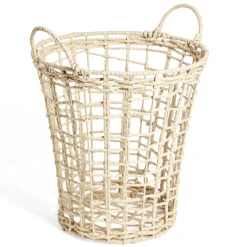 Gifi Rangement|Panière en corde jute naturel Ø30xH30cm