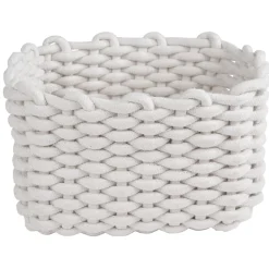 Gifi Rangement|Panière en coton effet tricot H16 cm
