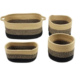 Gifi Rangement|Panière en coton x4