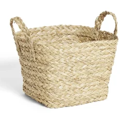 Gifi Rangement|Panière en jacinthe tressée petit modèle 33x32x25cm