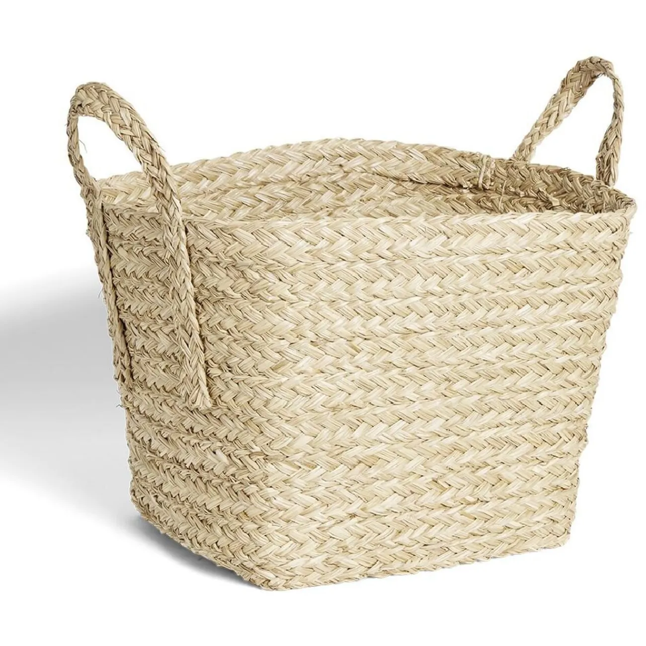 Gifi Rangement|Panière en jacinthe tressée grand modèle 46x38x36cm