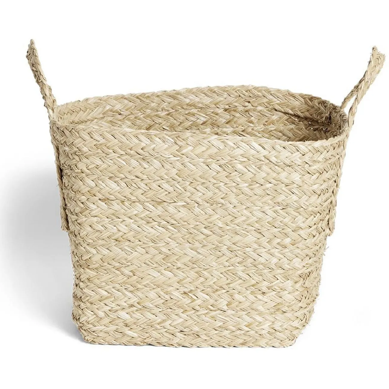 Gifi Rangement|Panière en jacinthe tressée grand modèle 46x38x36cm