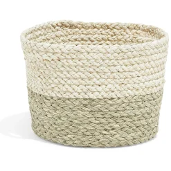 Gifi Rangement|Panière en jacinthe végétale x 3