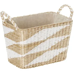 Gifi Rangement|Panière en jonc de mer 32 x 21 x H.22 cm