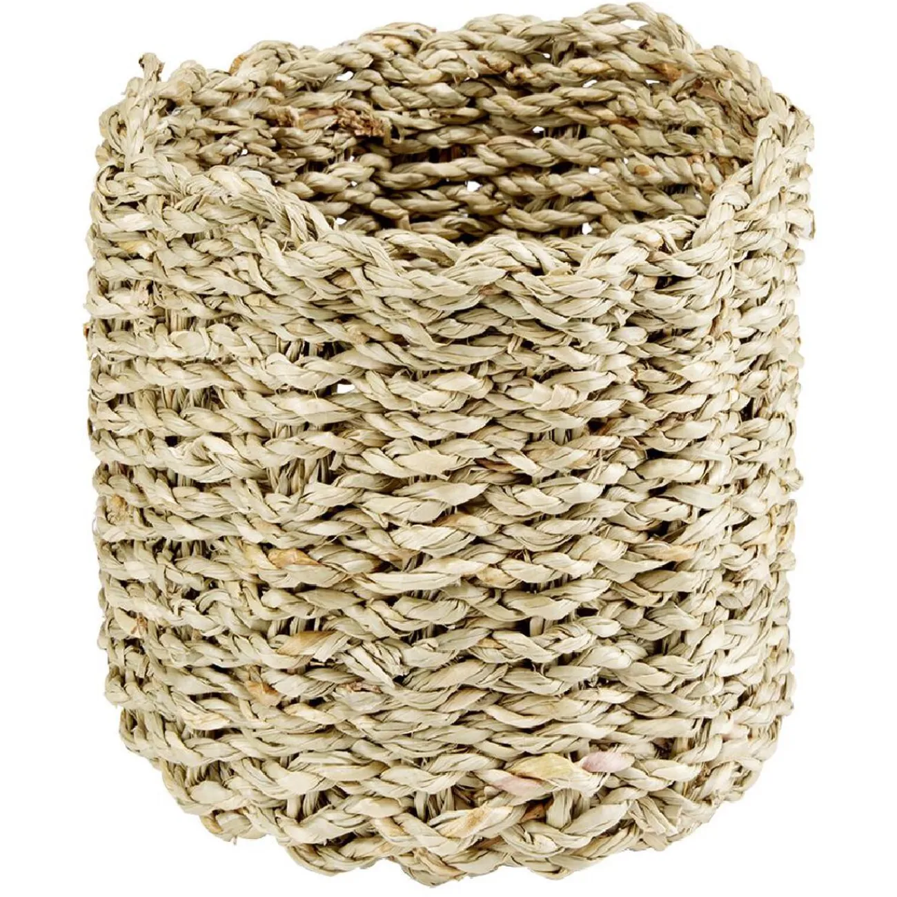 Gifi Rangement|Panière en jute tressé naturel Ø15xH10 cm