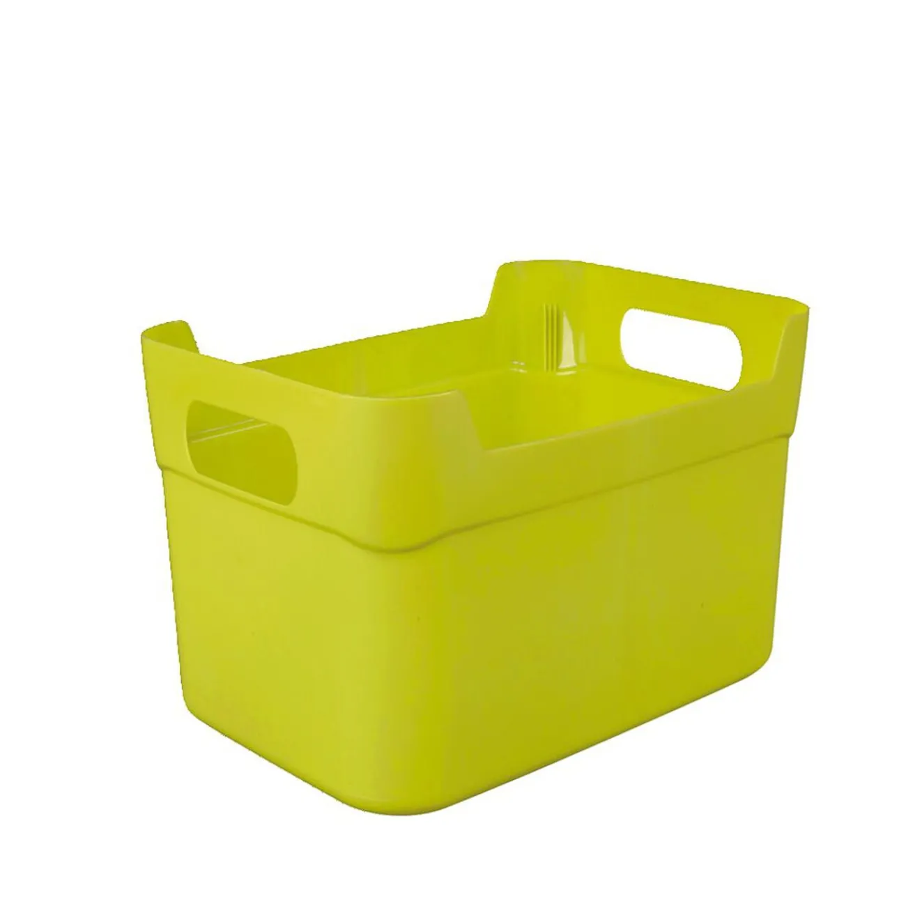 Gifi Rangement|Panière en plastique coloré