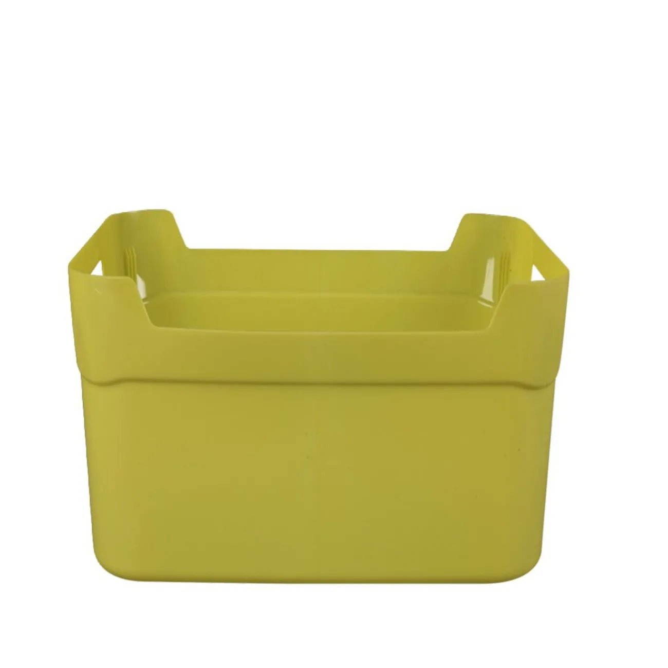 Gifi Rangement|Panière en plastique coloré