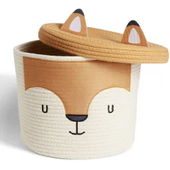 Gifi Rangement|Panière enfant renard Ø30x25.5cm