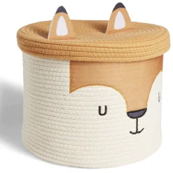 Gifi Rangement|Panière enfant renard Ø30x25.5cm