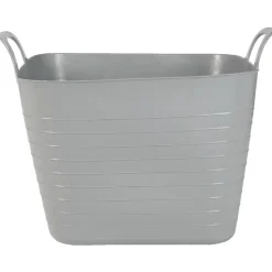 Gifi Rangement|Panière flexible 27 L grise