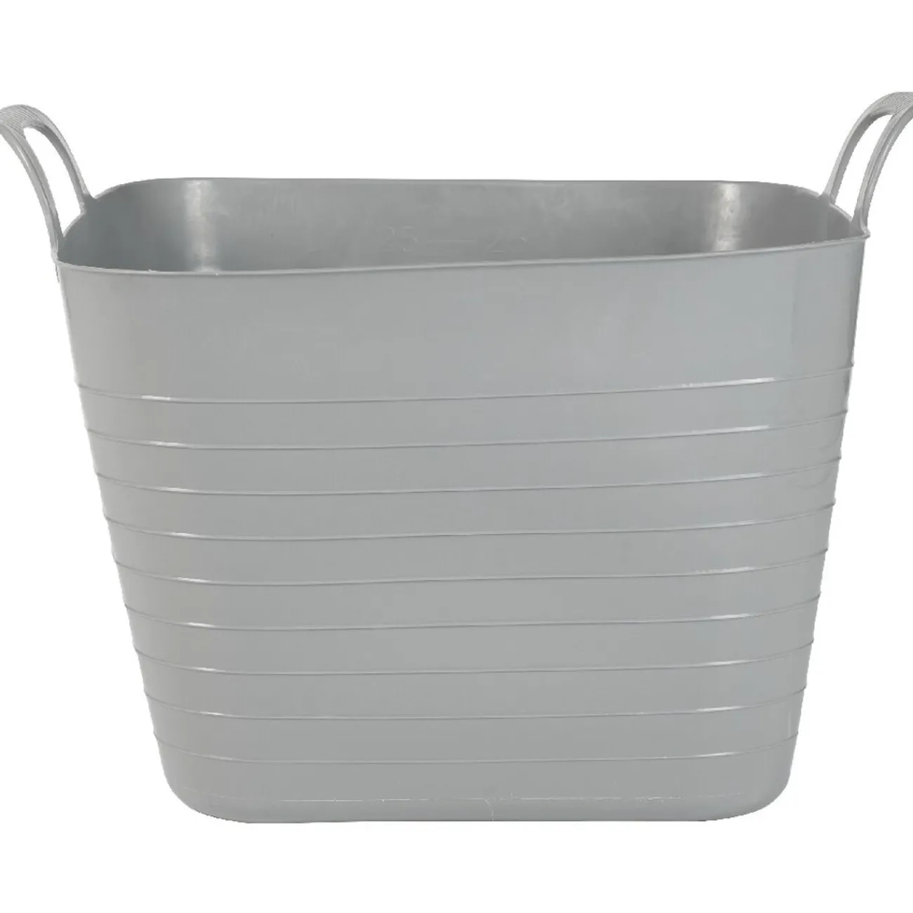 Gifi Rangement|Panière flexible 27 L grise