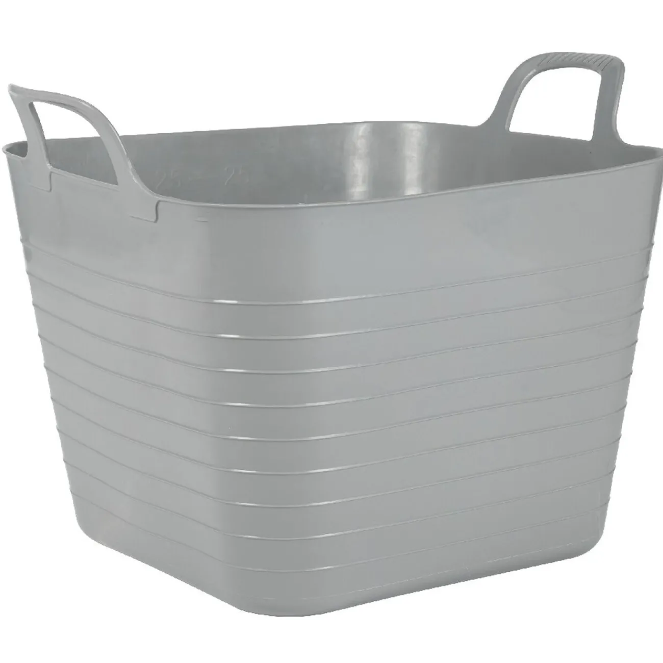 Gifi Rangement|Panière flexible 27 L grise