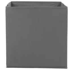 Gifi Rangement|Panière grise carré Box Cube