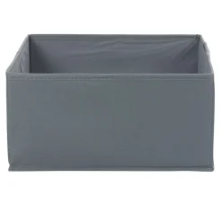 Gifi Rangement|Panière grise rectangulaire Box Cube