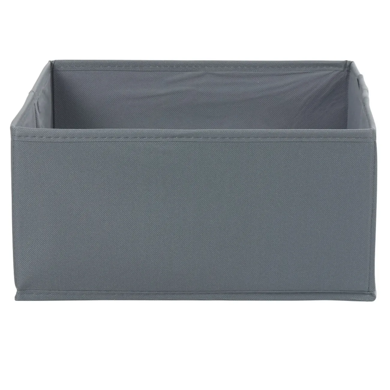 Gifi Rangement|Panière grise rectangulaire Box Cube