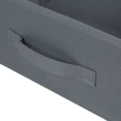 Gifi Rangement|Panière grise rectangulaire Box Cube