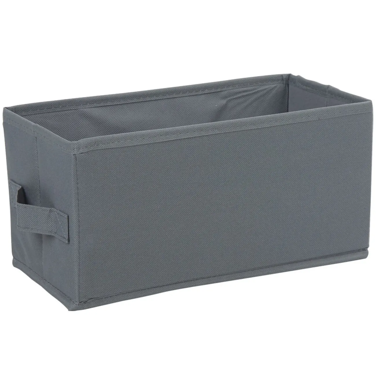 Gifi Rangement|Panière grise rectangulaire Box Cube
